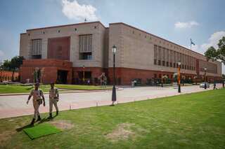 Message from yellow haze in Indian Parliament: Could we have SPG training for lesser security personnel?