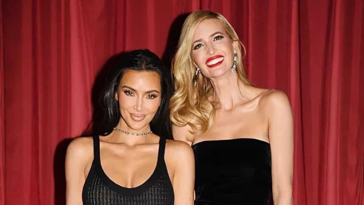 Kim Kardashian and Ivanka Trump spotted together at Fontainebleau Las Vegas opening event Kim Kardashian and Ivanka Trump spotted together at Fontainebleau Las Vegas opening event
