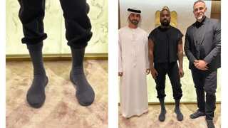 Kanye West's infamous sock shoe worth $200 gets trolled online