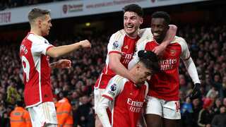 Premier League: Arsenal hit Brighton 2-0 to take top spot; West Ham, Aston Villa register vital wins