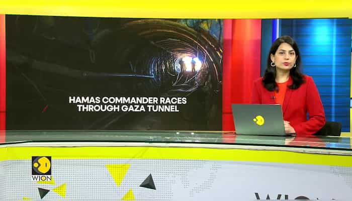 Israel-Hamas war: Video shows top Hamas leader driven through massive tunnel