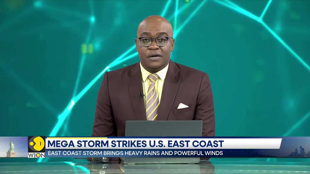US: East Coast storm brings heavy rains & powerful winds; 200,000 homes without power | WION