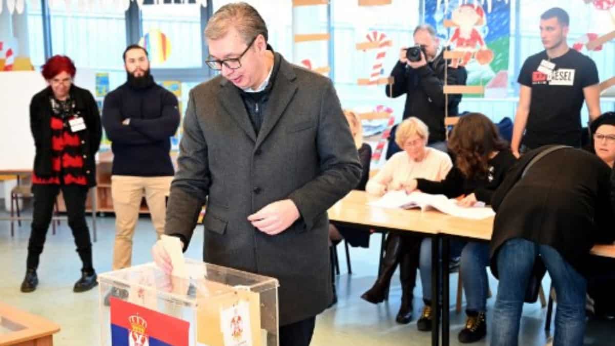 Serbian parliamentary poll: President Vucic claims his SNS party has won elections