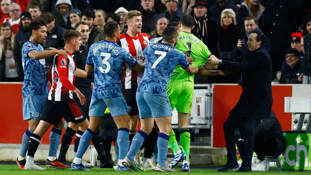 Premier League: Managers unhappy with players’ conduct during Brentford-Aston Villa tie