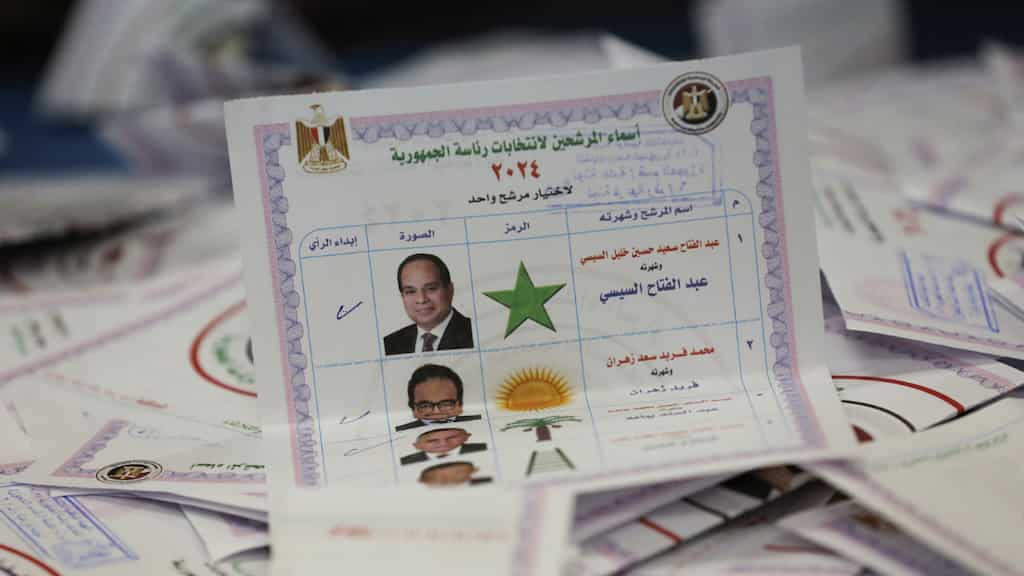 Egypt's Abdel Fattah al-Sisi sweeps to third term as president with 89.6% of vote