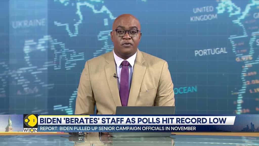 US: Biden's approval rating hit on key issues, stands at 34% in Monmouth University Polls