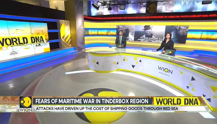 US led force to patrol Red Sea in response to attacks by Houthis backing Palestinians