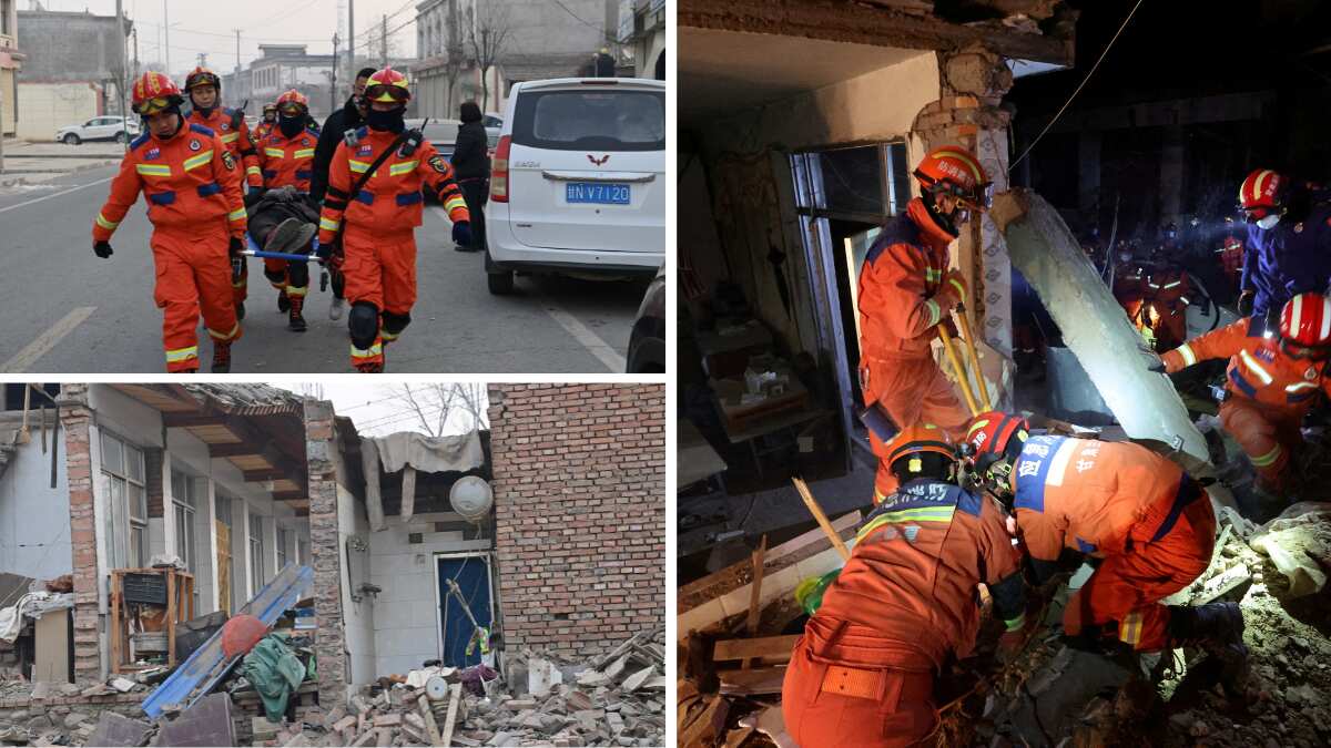 China: Death toll rises to at least 126 after earthquake in Gansu province China: Death toll rises to at least 126 after earthquake in Gansu province