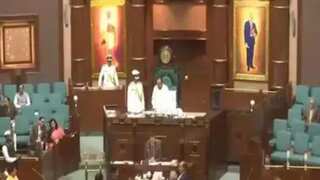Drama in Madhya Pradesh assembly over removal of Nehru’s portrait; Congress blames BJP