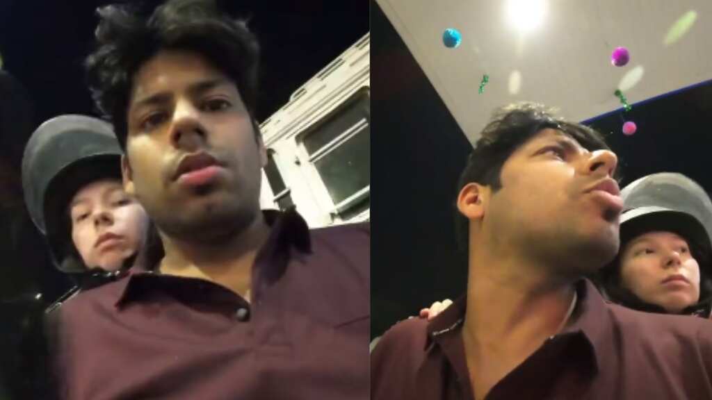 Russian tourist’s video of harassment by petrol pump worker goes viral, police take action: Video