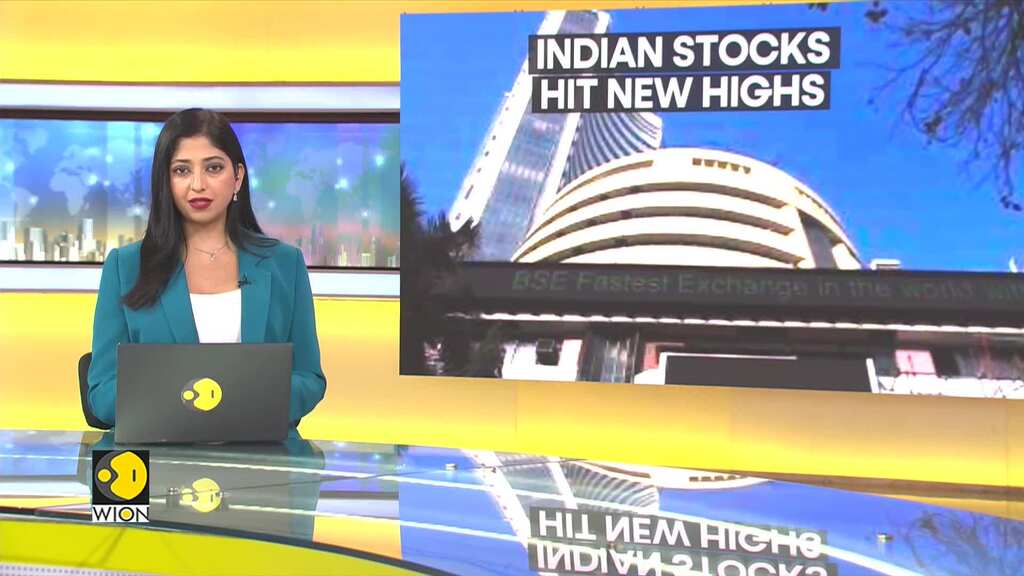 Indian stocks surge to a new high | World News | WION
