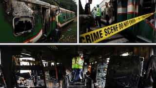 Bangladesh protesters set train on fire amid opposition strike, four killed