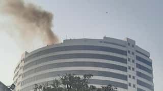 VIDEO: Massive fire breaks out in Gopaldas Bhagwan building in Delhi