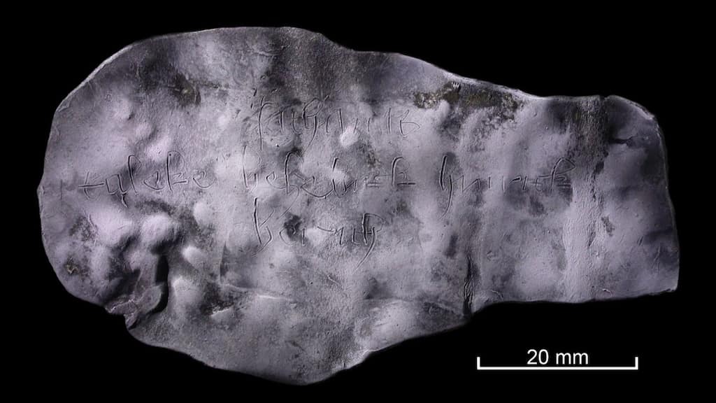 Love, hexes, and devilish forces: Researchers unearth 'curse tablet,' a symbol of jealousy in ancient times 
