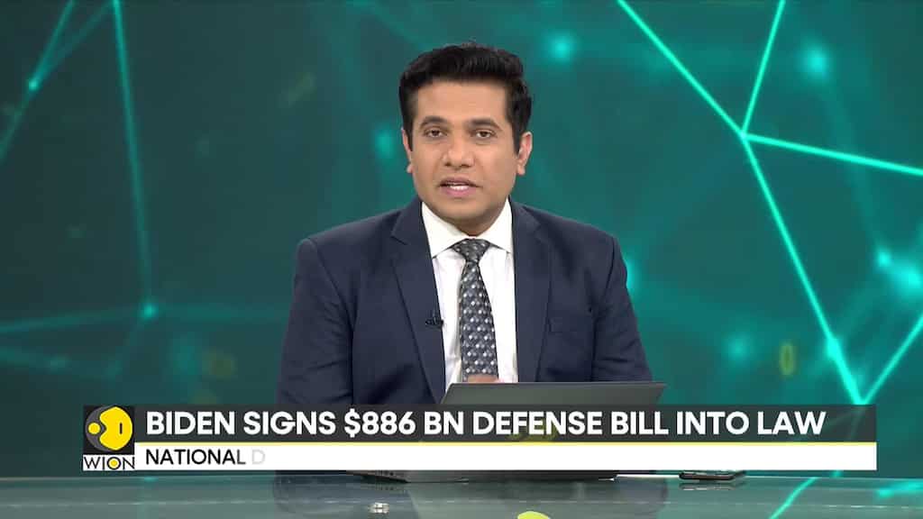 Russia-Ukraine war: Biden signs $886 billion defence bill into law