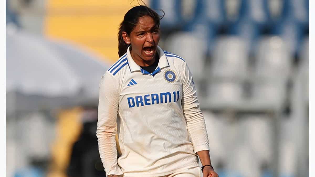 IND vs AUS Test: Harmanpreet’s late show puts India in driver’s seat against Australia IND vs AUS Test: Harmanpreet’s late show puts India in driver’s seat against Australia