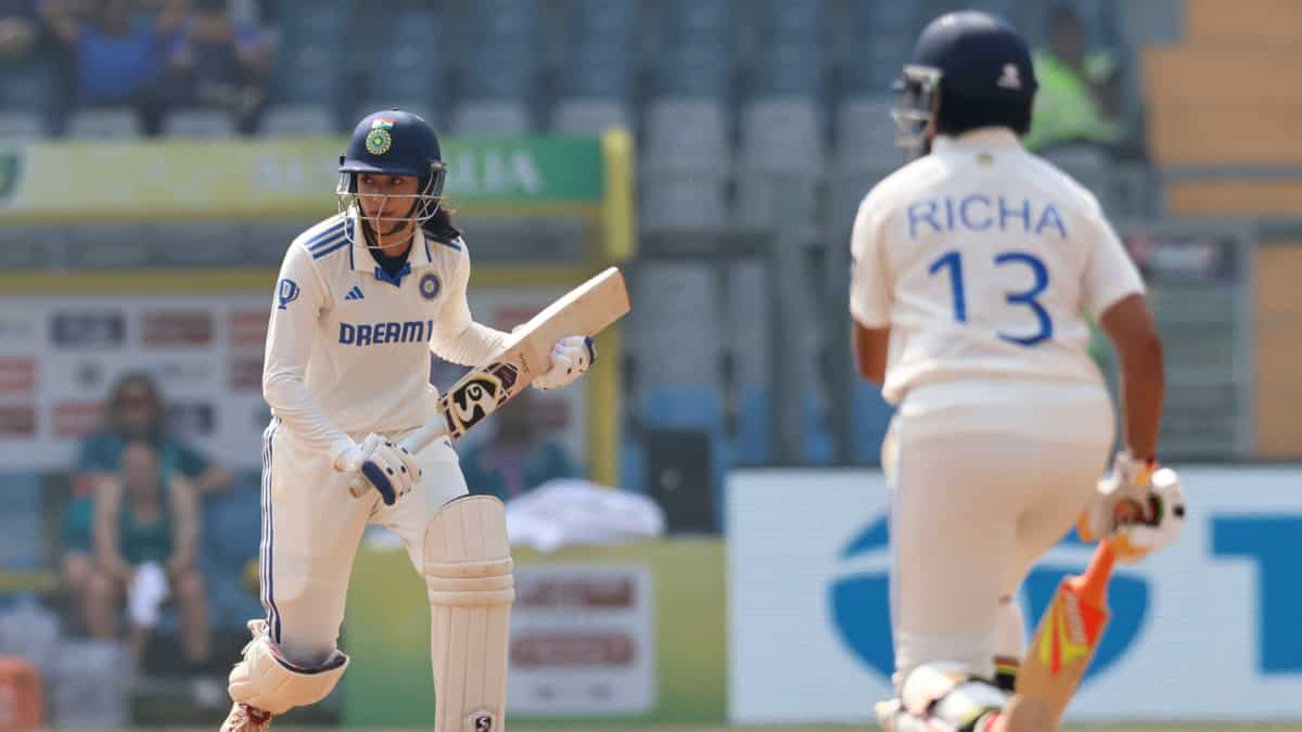 India women romp to historic eight-wicket win over Australians in Mumbai Test
