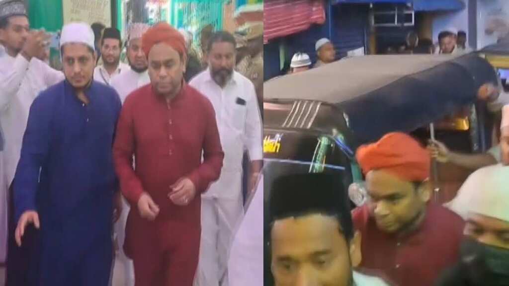 AR Rahman reaches Nagore Dargah in auto-rickshaw for Kanduri festival