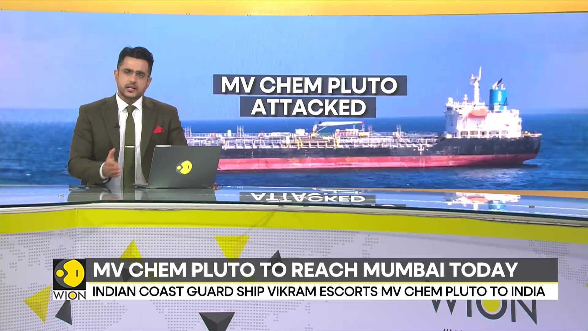 MV Chem Pluto attacked in Arabian Sea, was enroute Mangalore from