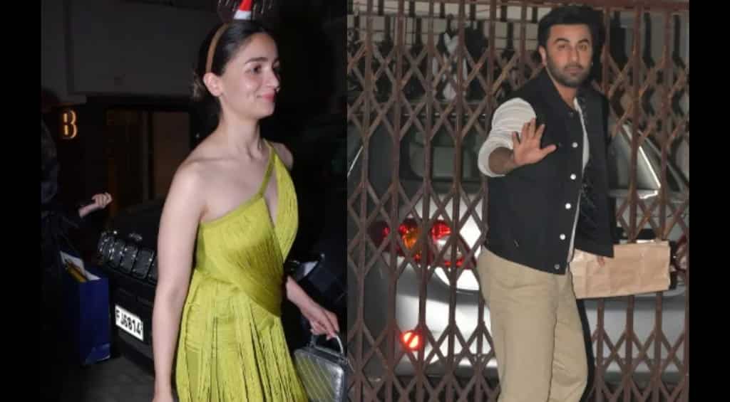 Alia Bhatt turns into a neon fringe Santa for Christmas dinner at parents' home