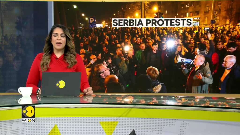 Protests continue to rock Serbian capital, protesters demand polls to be annulled