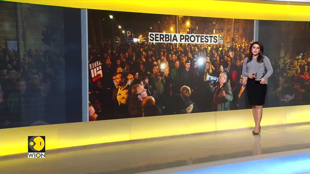 Protests continue to rock Serbian capital, protesters demand polls to be annuled