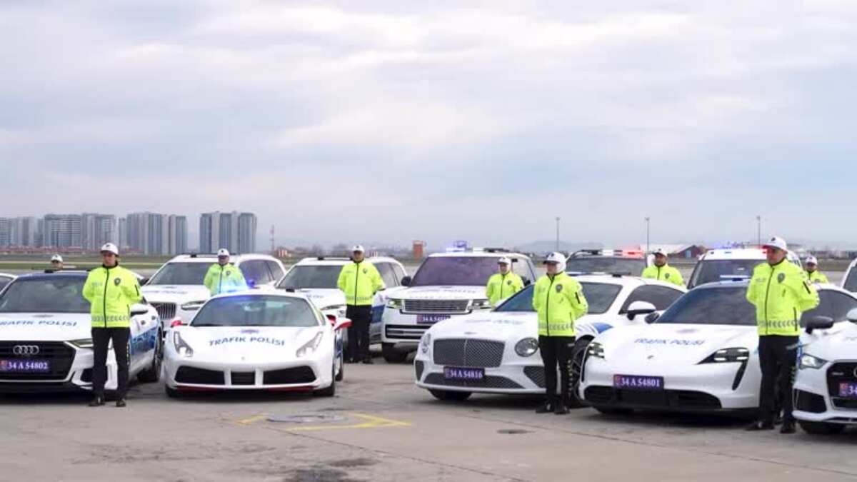 Turkey: Luxury cars seized from criminal gangs turned into traffic ...