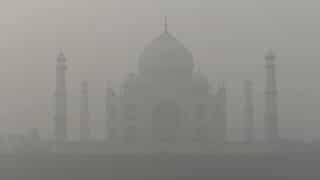India: Tourists left disappointed as winter fog shrouds iconic Taj Mahal