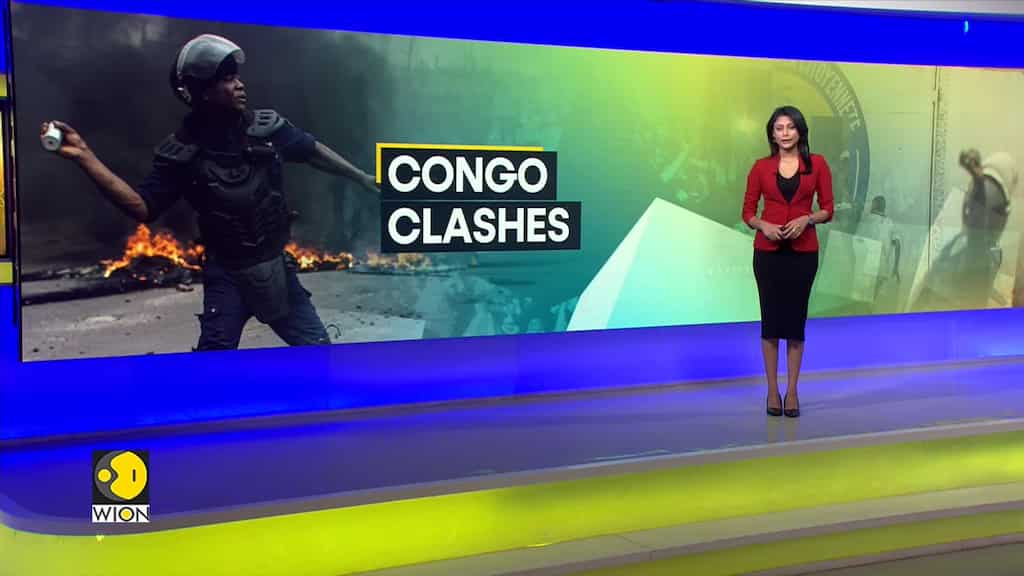 Dr Congo: Opposition supporters clash with police at banned protest