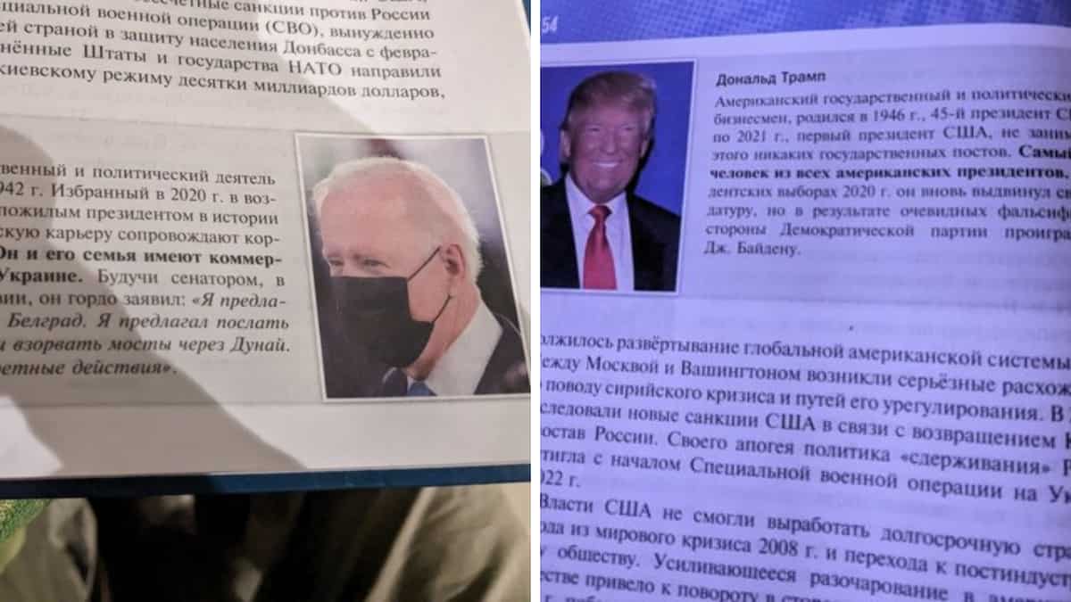 New textbook for Russian students claims Donald Trump lost in 2020 due to ‘rigged’ US polls