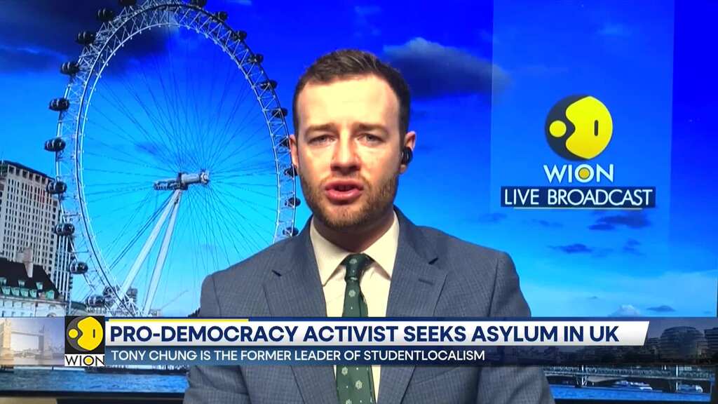 Former Hong Kong student leader seeks asylum in UK