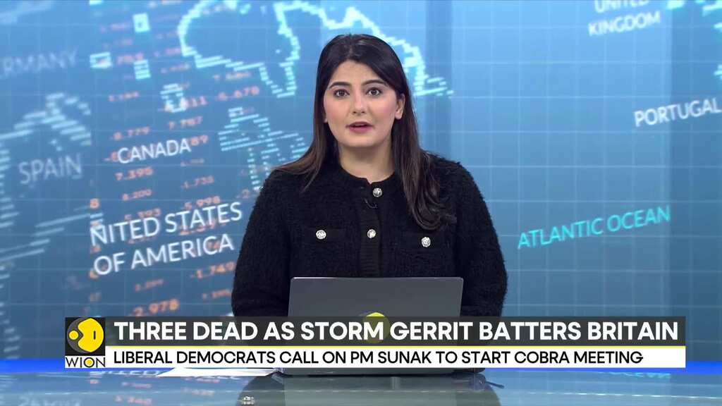 UK: 3 dead as 'Storm Gerrit' batters Britain