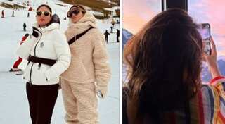 In pics: Kareena Kapoor shows how she keeps warm in snowy weather of Switzerland