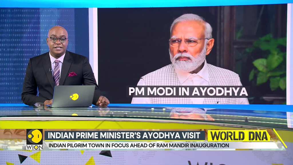 Ayodhya city decked up for PM Narendra Modi's visit