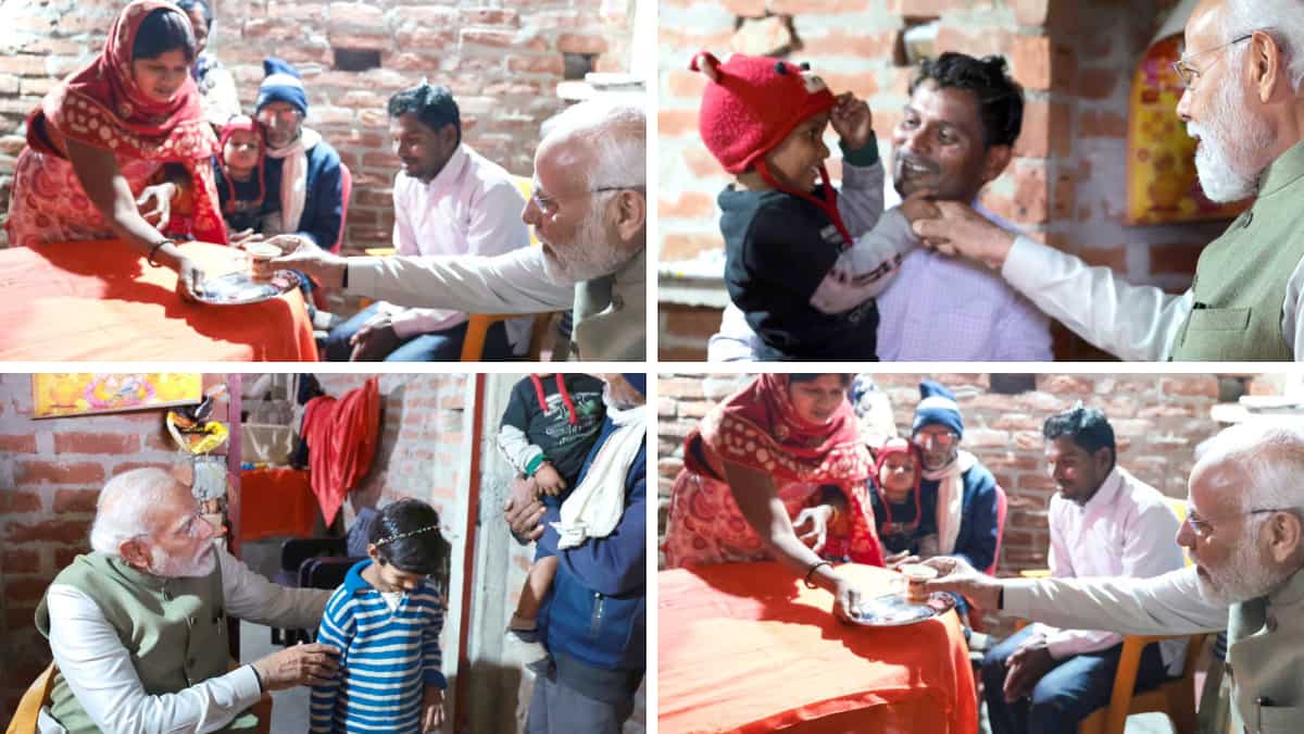 Watch: Indian PM takes detour, stops for tea at welfare scheme beneficiary’s home in Ayodhya Watch: Indian PM takes detour, stops for tea at welfare scheme beneficiary’s home in Ayodhya