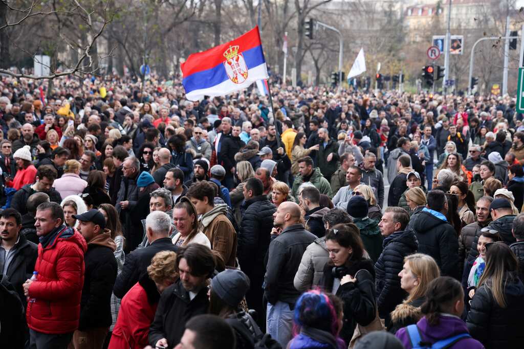 Serbia: Thousands protest over election results; oppn demands annulment of vote