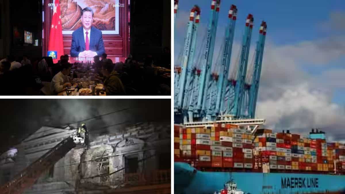 Top 10 news: Russia launches drone strikes on Kharkiv, Xi hails China's economy in New Year speech, & more