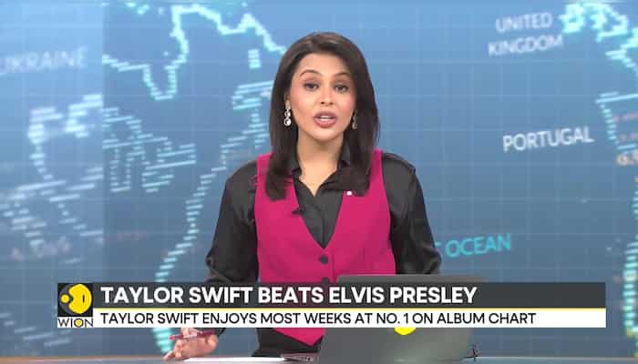 Taylor Swift breaks Elvis Presley's record