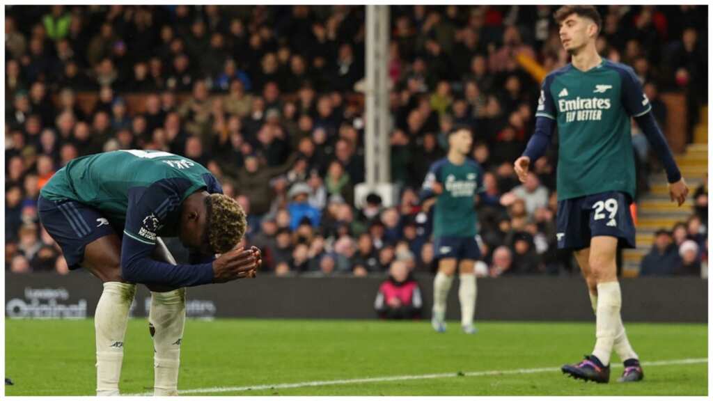 Premier League: Arsenal falter once more at Fulham, Spurs close on top four