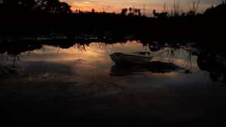 Strange! Pond stolen overnight in India's Bihar, hut constructed over it