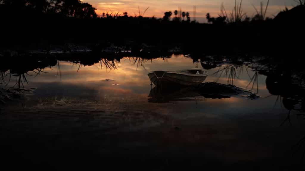 Strange! Pond stolen overnight in India's Bihar, hut constructed over it