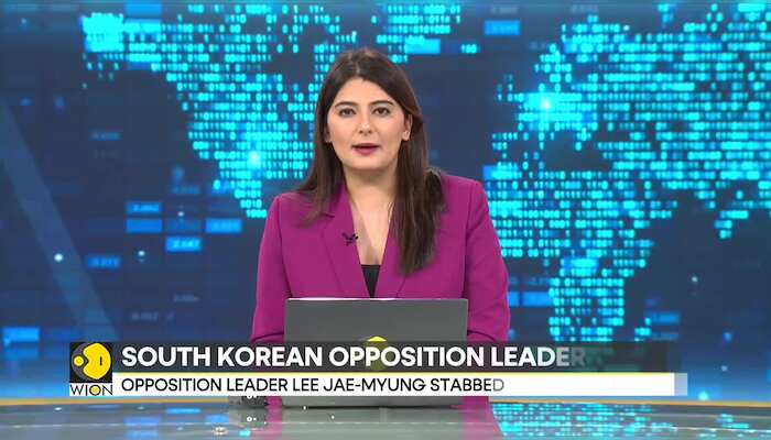 South Korean opposition leader Lee Jae-Myung stabbed in the neck