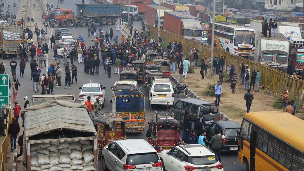 Why are Indian truckers on nationwide strike? What are they protesting against?