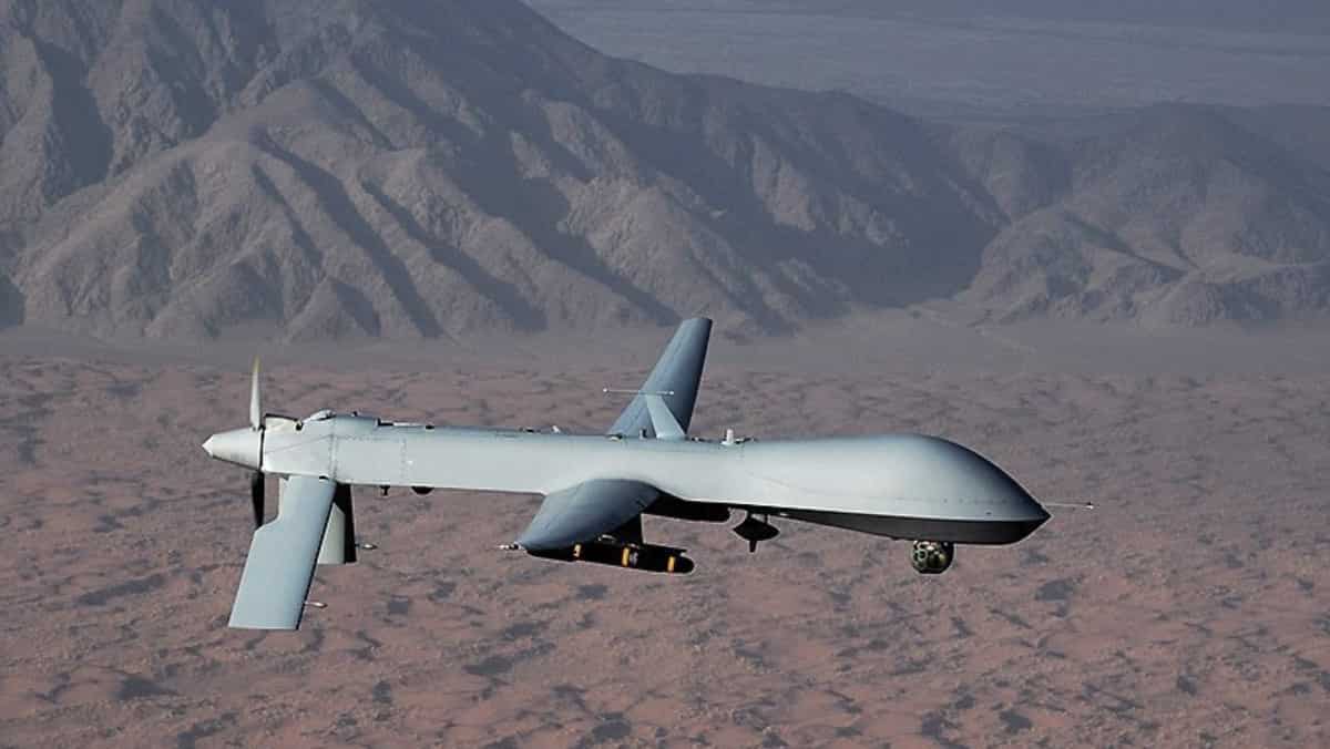 Armed drone shot down over air base housing US forces in northern Iraq