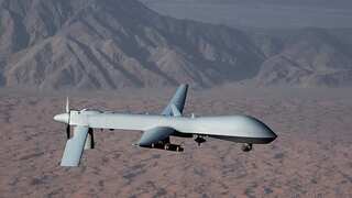 Armed drone shot down over air base housing US forces in northern Iraq
