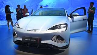 Chinese firm BYD nears overtaking Tesla as world's leading electric vehicle manufacturer
