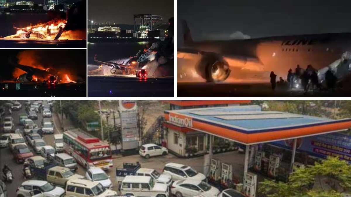 Top 10 world news: Japan's coast guard jet collides with passenger plane, truckers strike in India, and more Top 10 world news: Japan's coast guard jet collides with passenger plane, truckers strike in India, and more