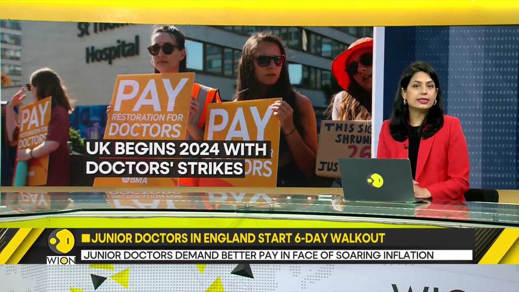 Junior doctors in England start longest strike in NHS history