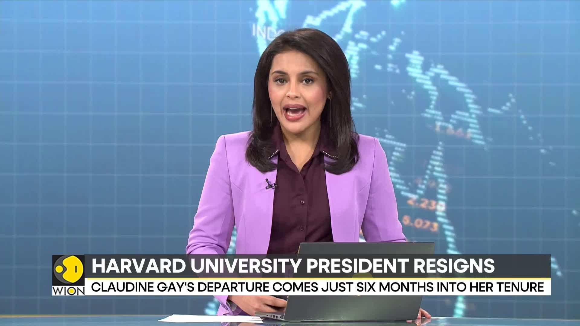 Harvard University President quits after plagiarism claims World News