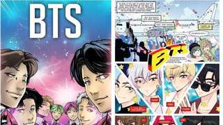 Comic book on K-pop group BTS charts their rise to stardom and military service